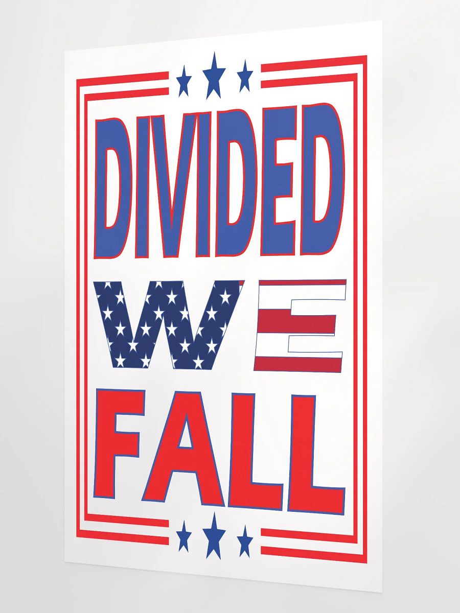 Divided We Fall - USA - Enhanced Matte Paper Poster product image (1)