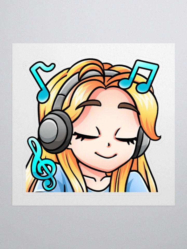 Melissa Chill Emote Sticker product image (1)