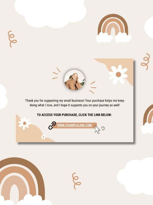MRR/PLR Etsy Thank You Cards for Business product image (3)