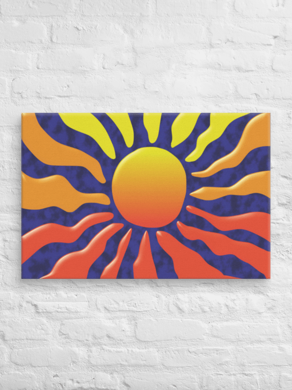 Radiant Sunburst -Canvas product image (1)