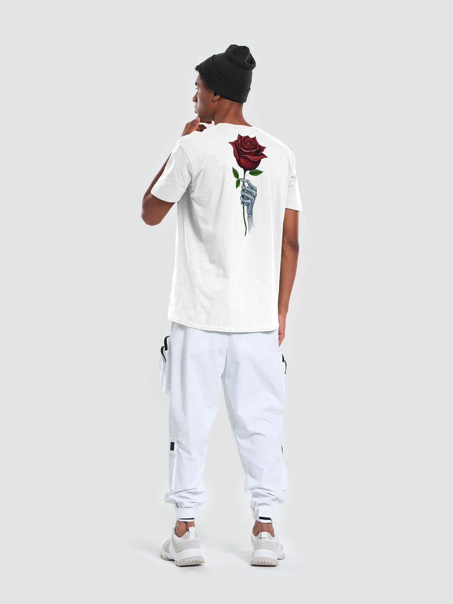 Eternal Embrace Skeleton Hand Rose T-Shirt product image (4)