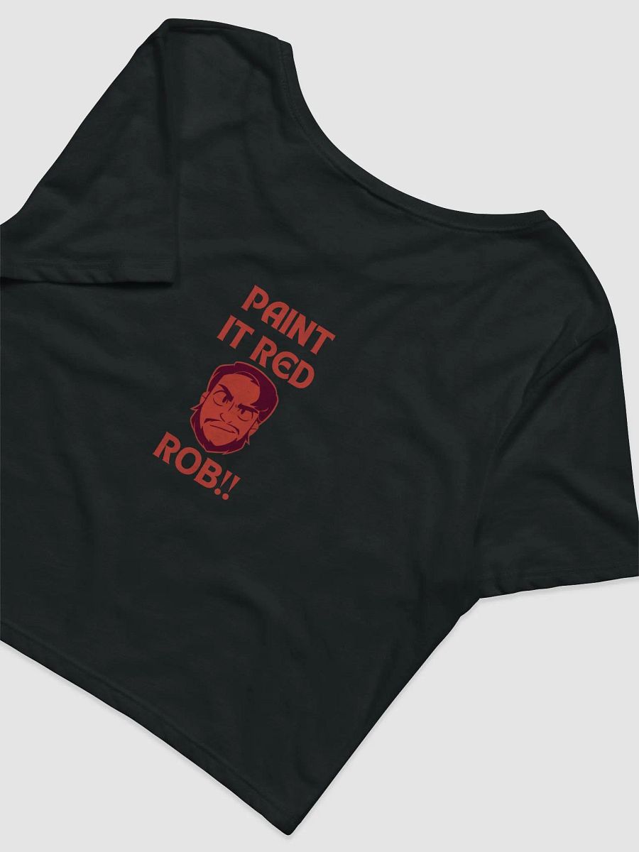 Red Rob Logo Women's Crop Baby Tee product image (4)