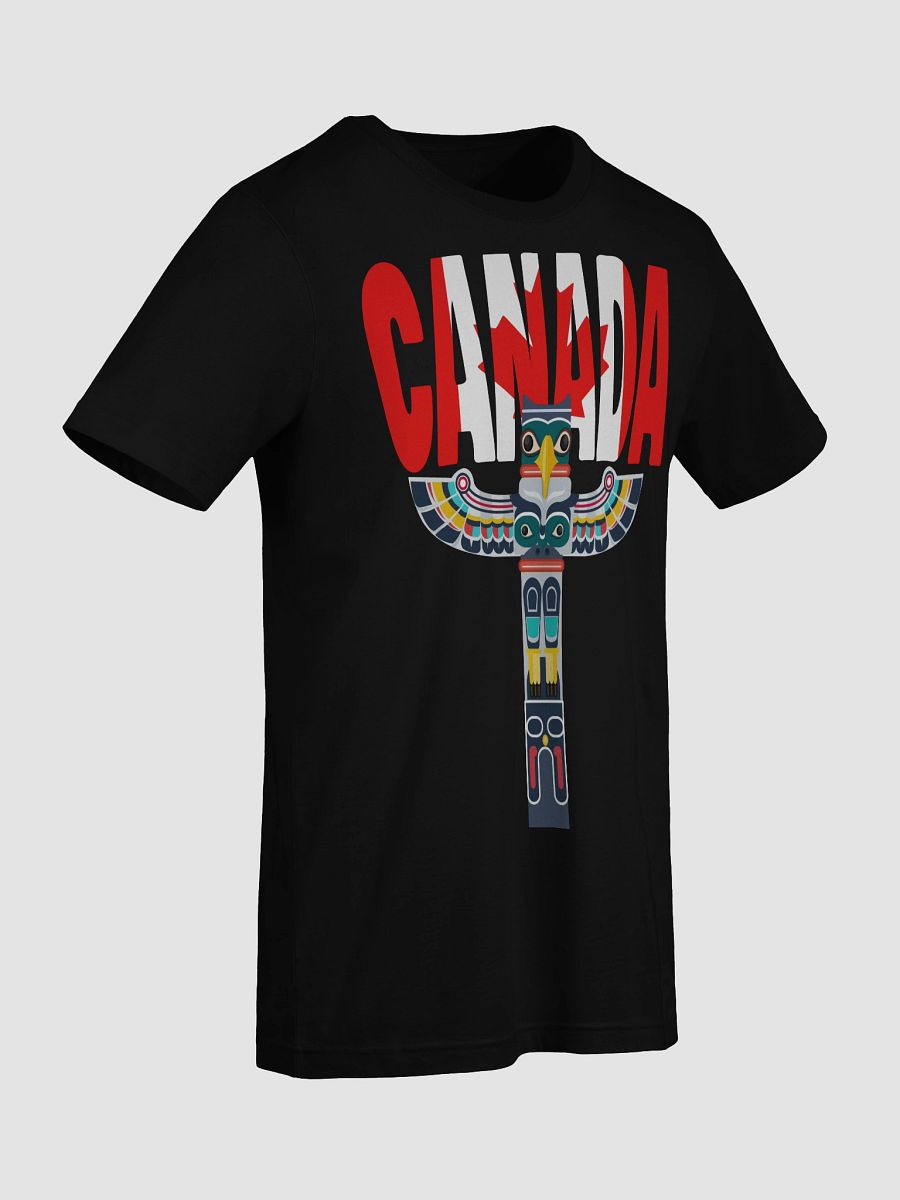 Canadian Totem Pole Tribute T-Shirt product image (5)
