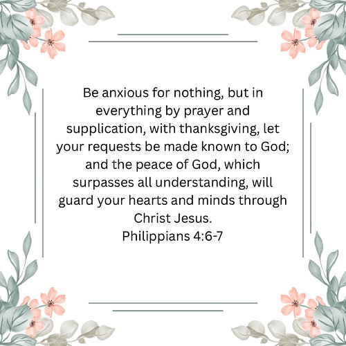 🌸 A Prayer of Surrender and Trust 🌸

🌸 When anxiety tries to take over, remember: you can give every burden to God. He promis...