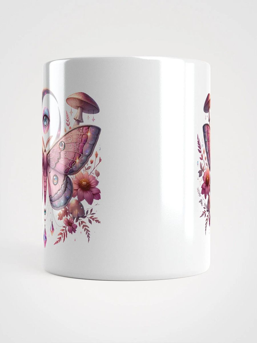 Pink Lunar Moths and Flowers Mug product image (14)