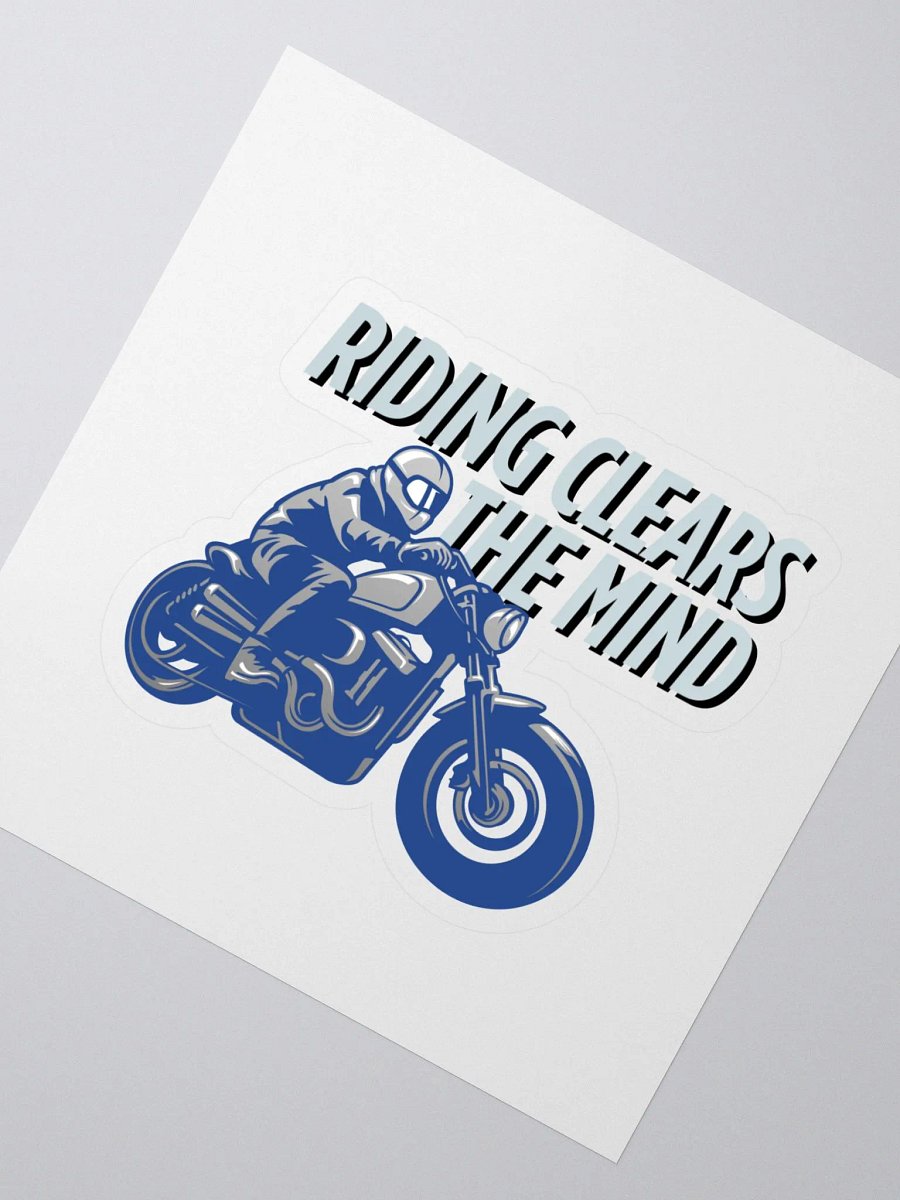 Riding Clears the Mind Sticker Pack | Riding clears the mind. product image (2)