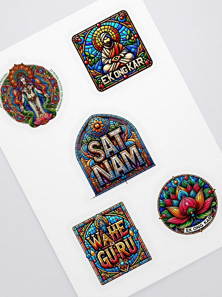 Devotional Mantra Kiss Cut Sticker Sheet product image (1)