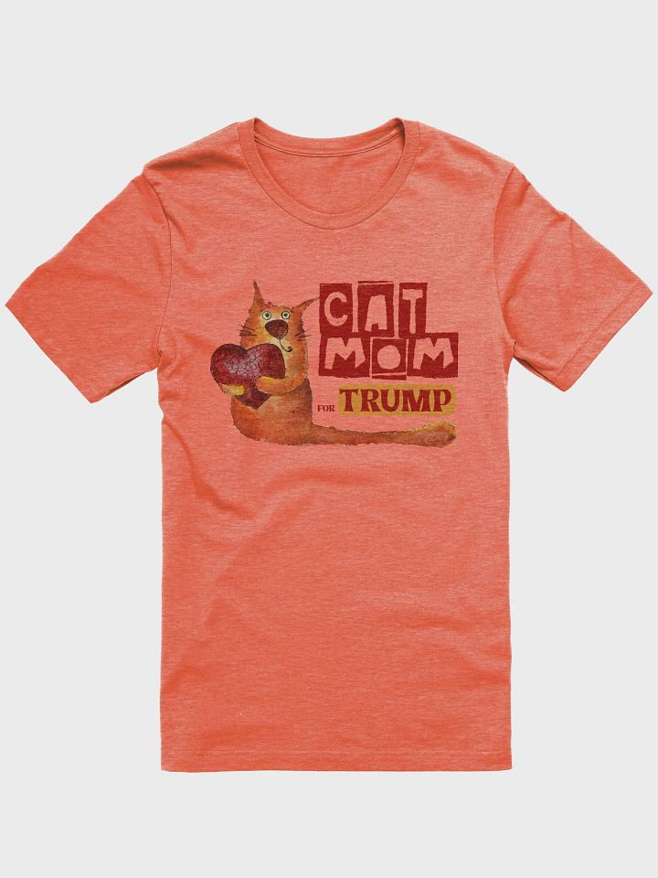 Cat Heart Mom For Trump T-Shirt product image (5)