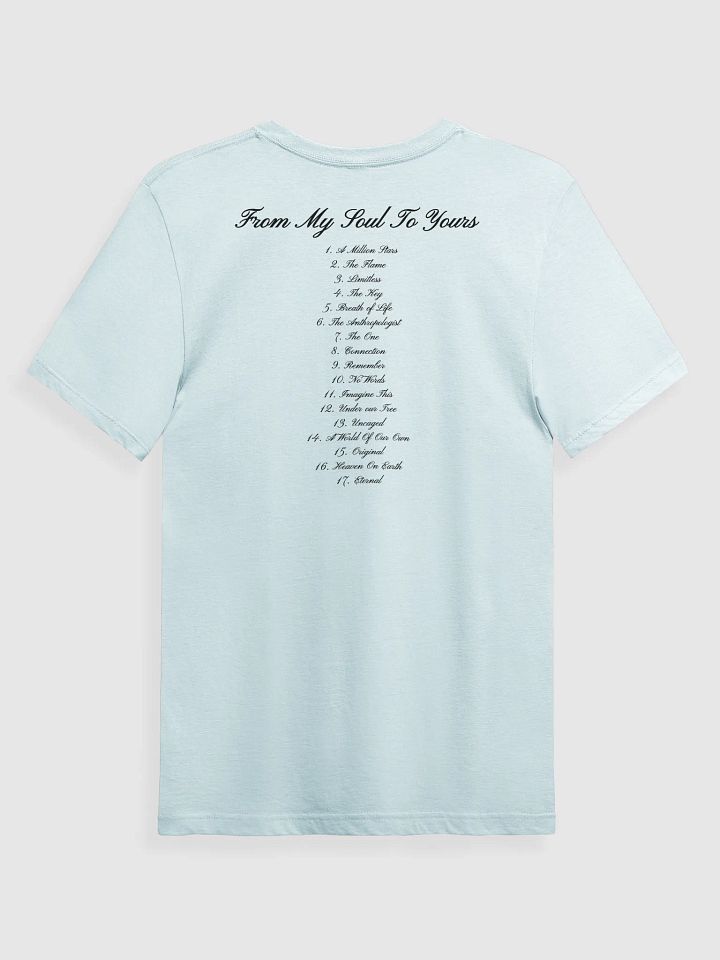 "From my soul to yours" tee (Light Blue) product image (2)