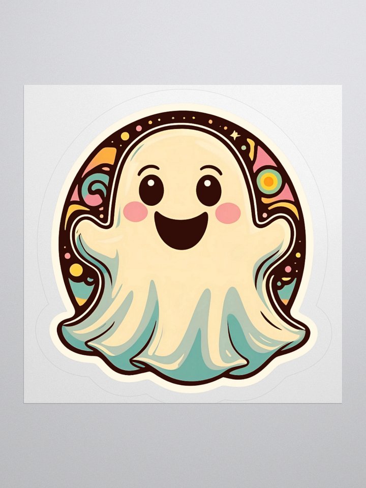 Whimsical Ghost Kiss Cut Stickers product image (3)