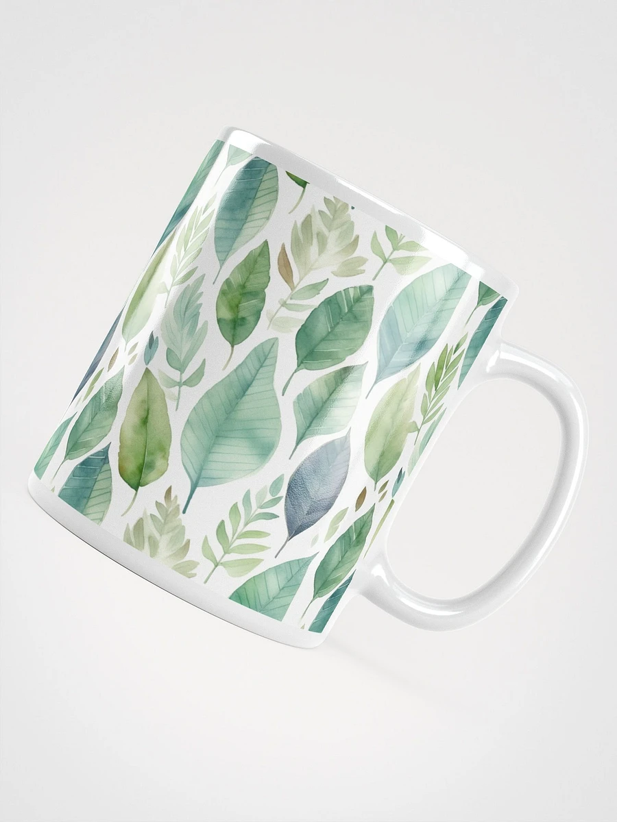 Green leaf mug product image (7)