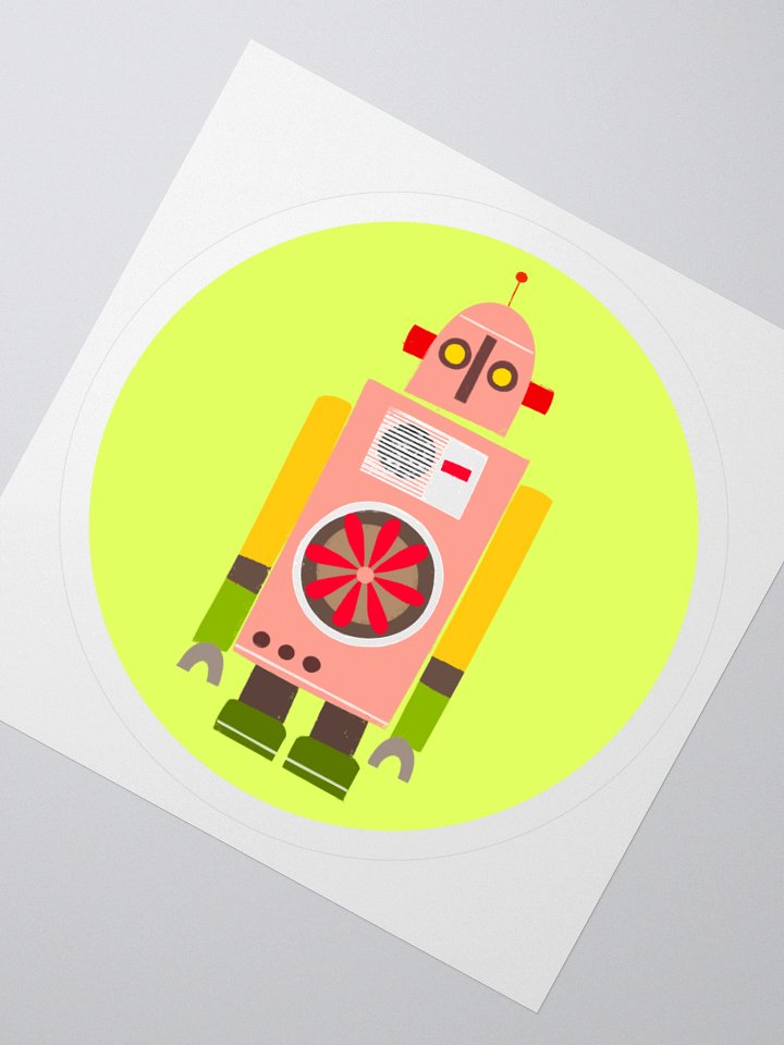 Gyro the Atomic Robot - Round Stickers product image (4)