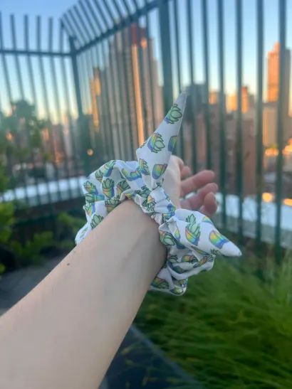 Rainbow Alloe Plant Scrunchie product image (1)
