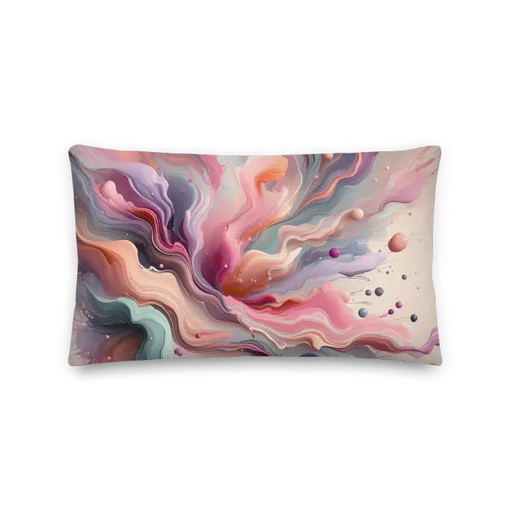 Vibrant Wave Premium Pillow | AI Design product image (2)
