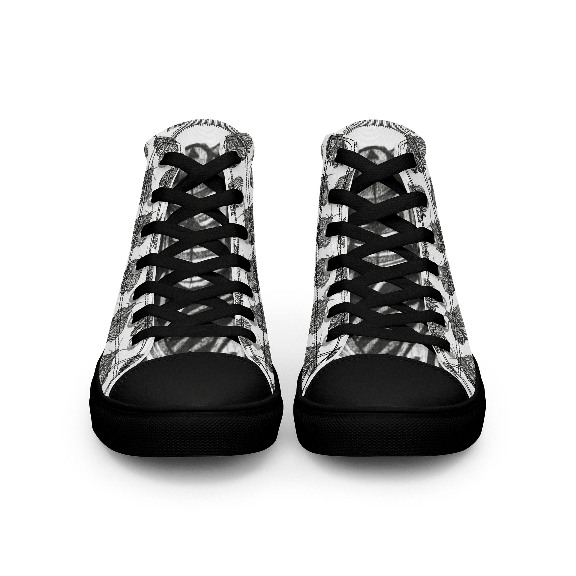 Moth - Men's High Top Canvas Shoes product image (3)