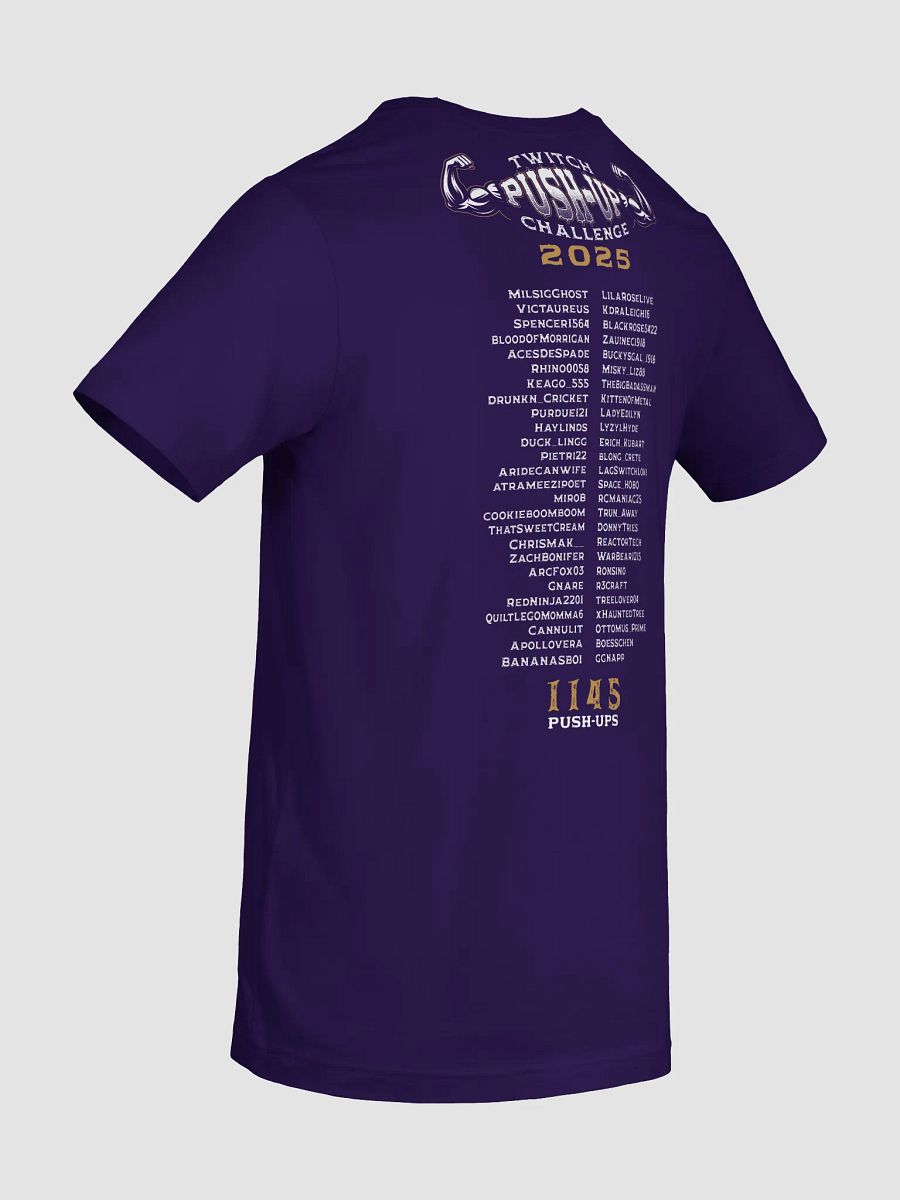 PUSH-UP CHALLENGE 2025: T-Shirt product image (40)