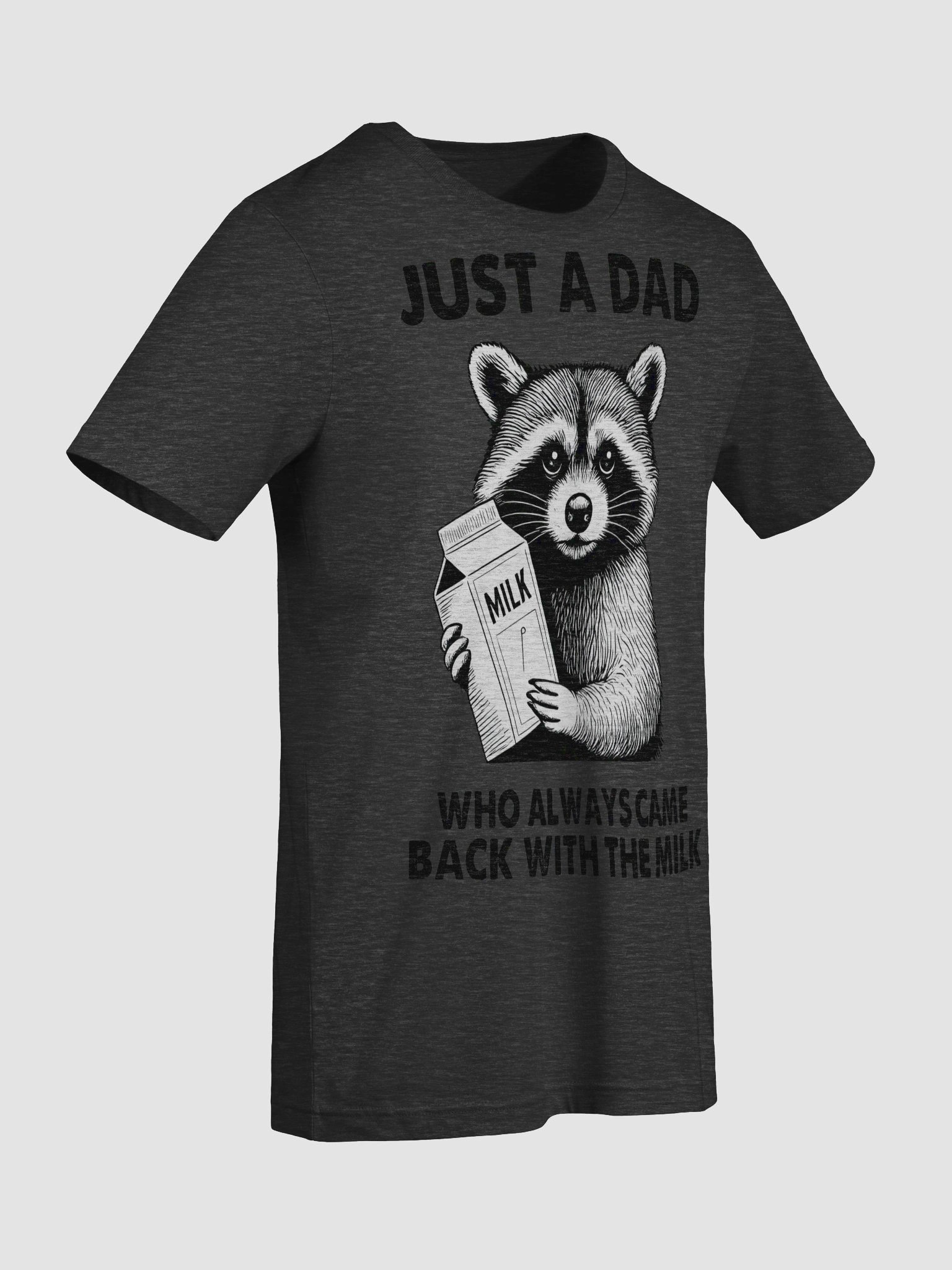 Funny Dad T Shirt – Just a Dad Who Came Back With The Milk Tee – Cool Graphic Gift for Fathers product image (4)