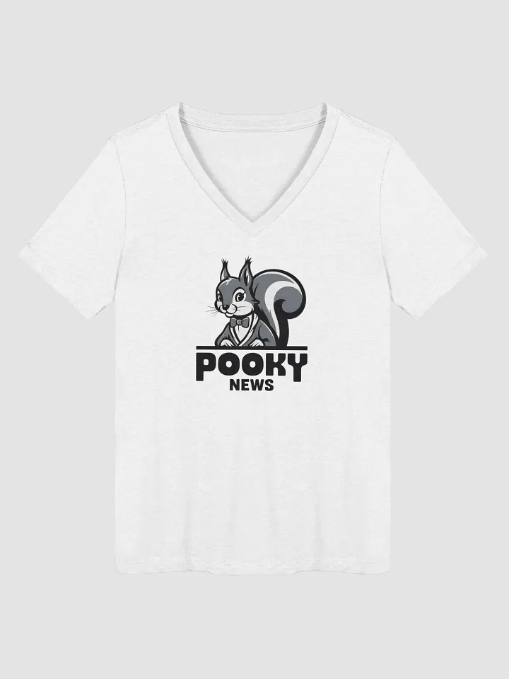 Pooky's Dapper Squirrel V-Neck Tee product image (1)