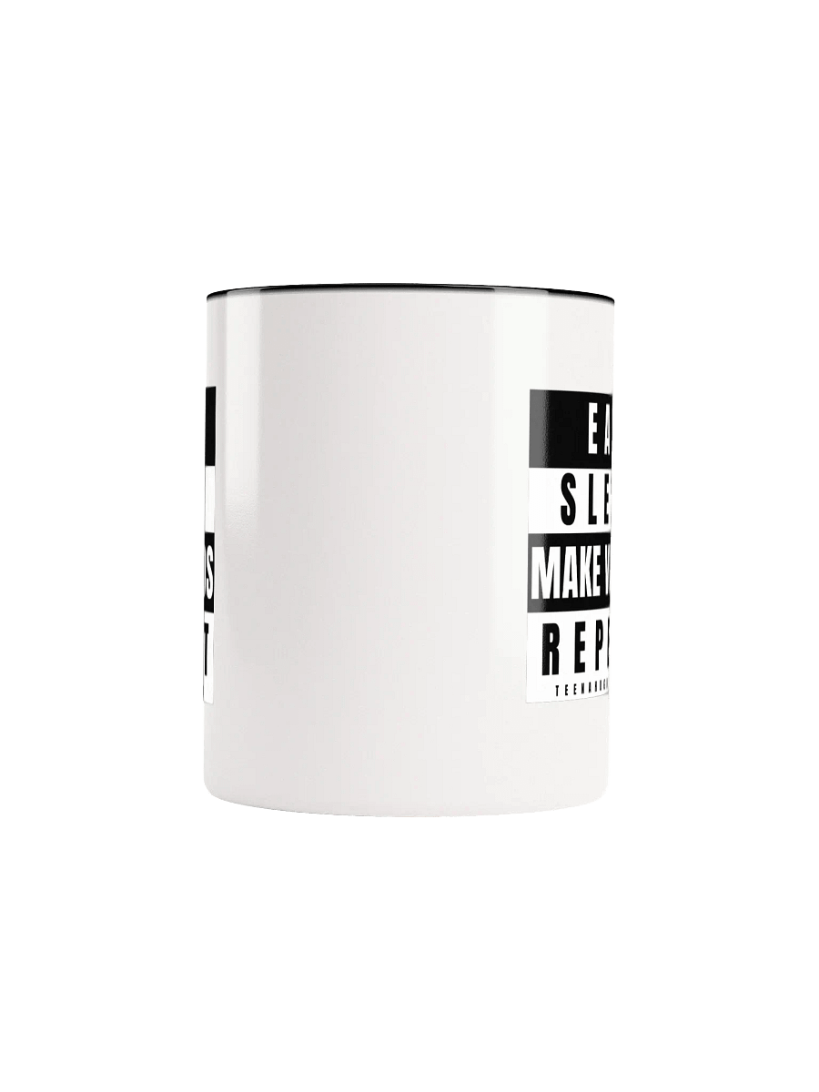 Eat - Sleep - Make Videos - Repeat – White Mug product image (5)