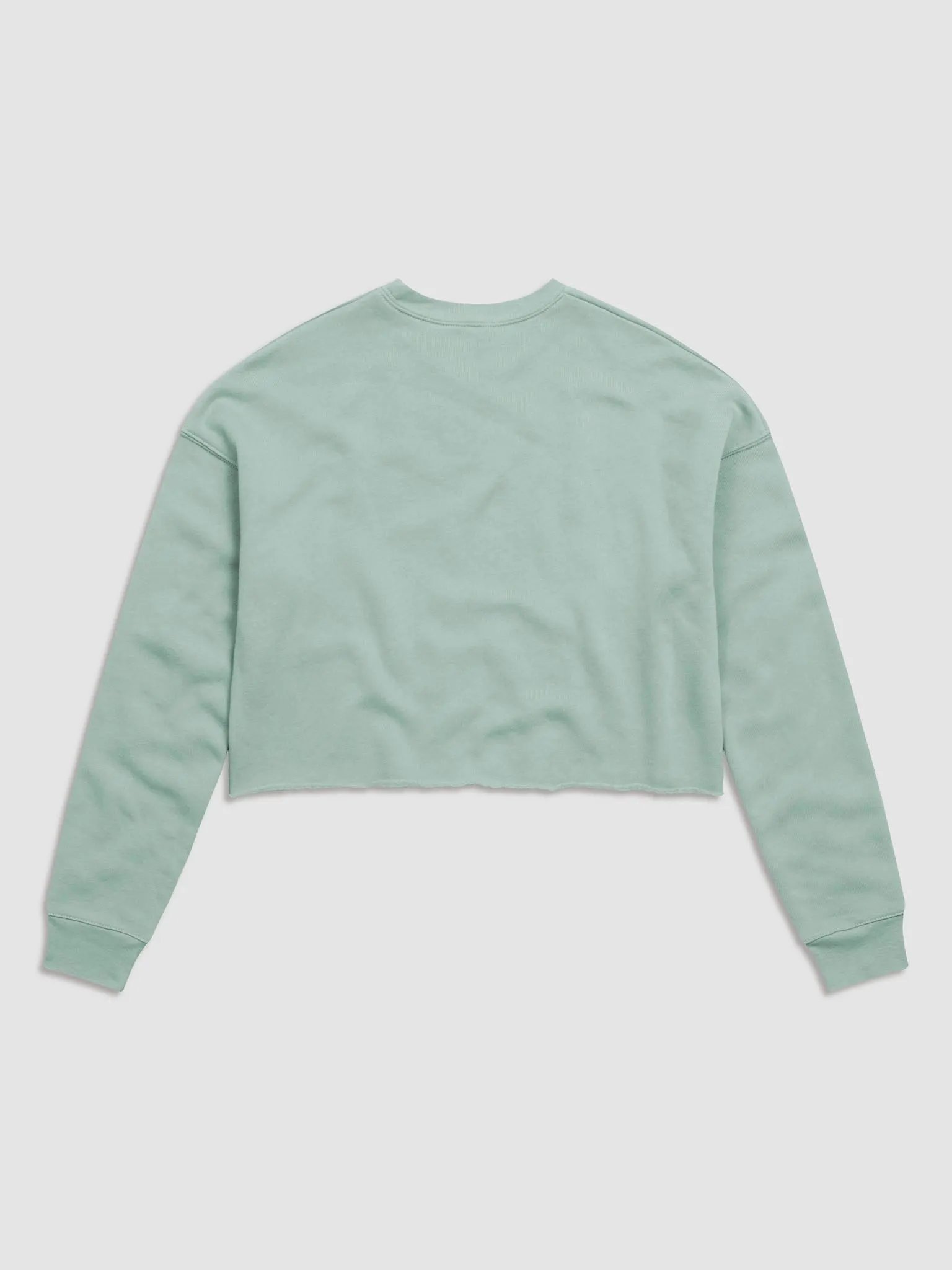 With love Green Vibes Cozy Comfort Women's Crop Sweatshirt product image (2)