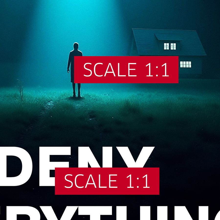 Deny Everything/The X-Files poster, S02E06 1994 — sci-fi poster, movie art, I want to believe poster, space print, aliens wall decor product image (5)