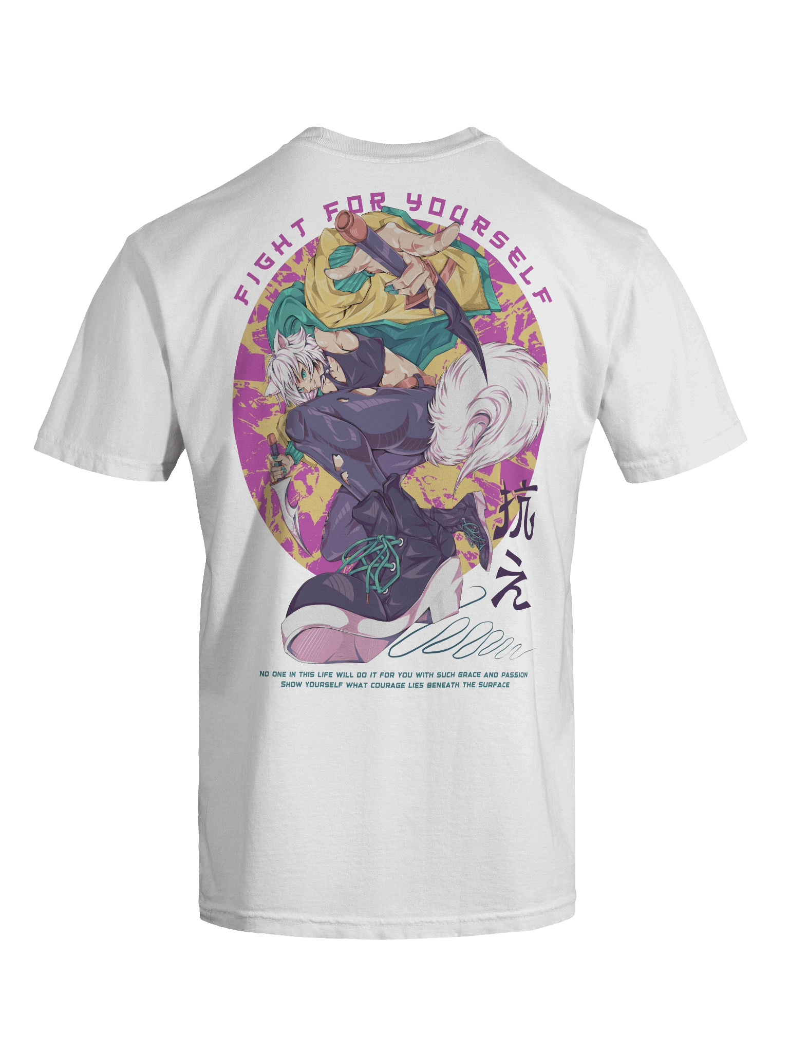 抗え FIGHT [White Tee] product image (10)