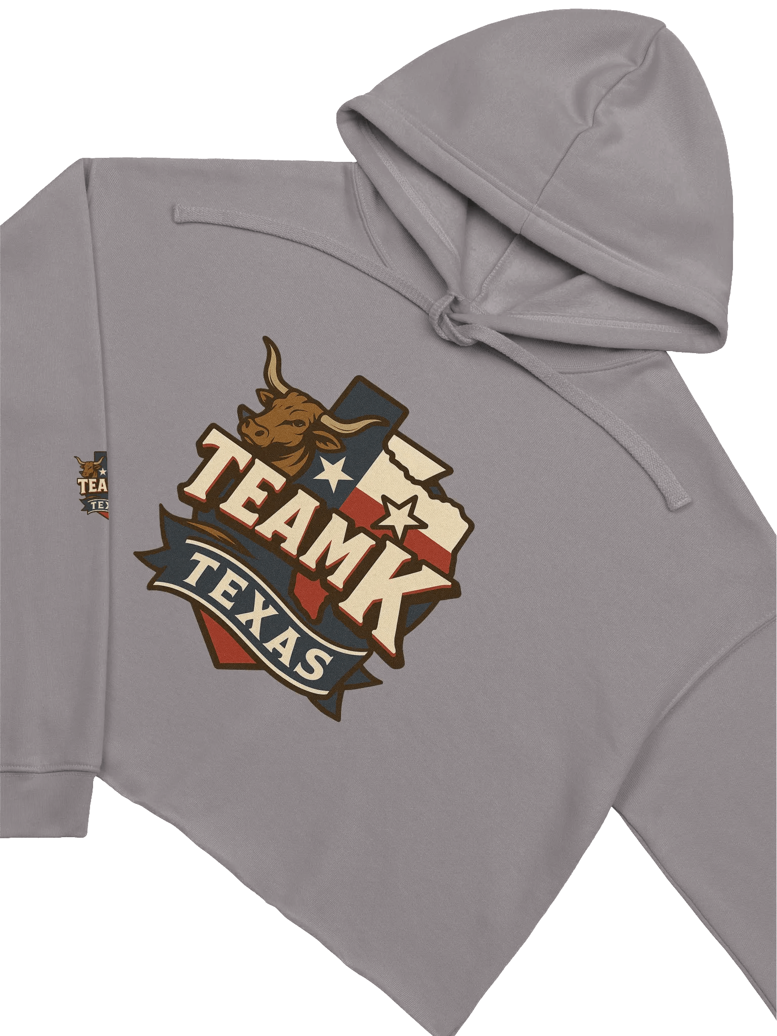 Team K Texas Crop Hoodie product image (3)