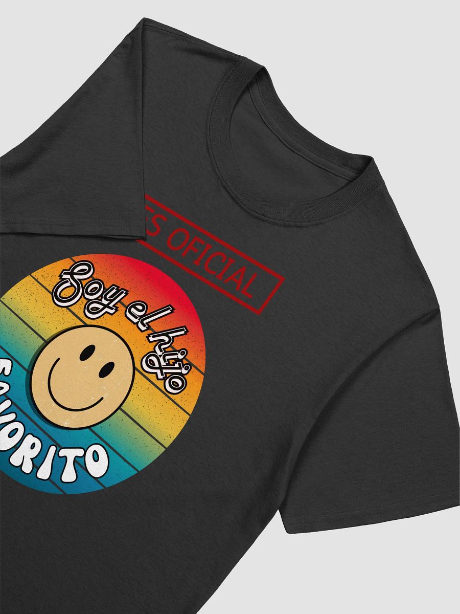 Retro-inspired son t-shirt Es oficial, soy el hijo favorito product image (3)