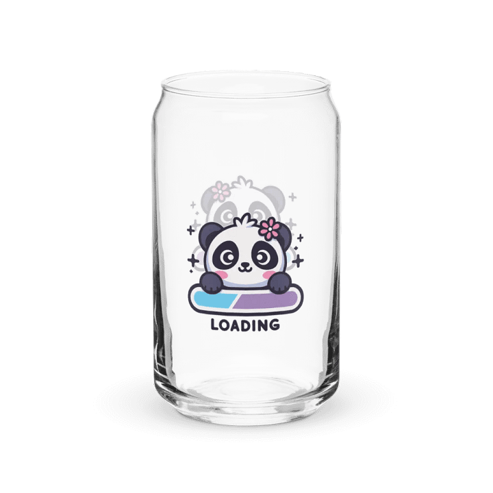 Panda Loading Can Shaped Glass product image (1)
