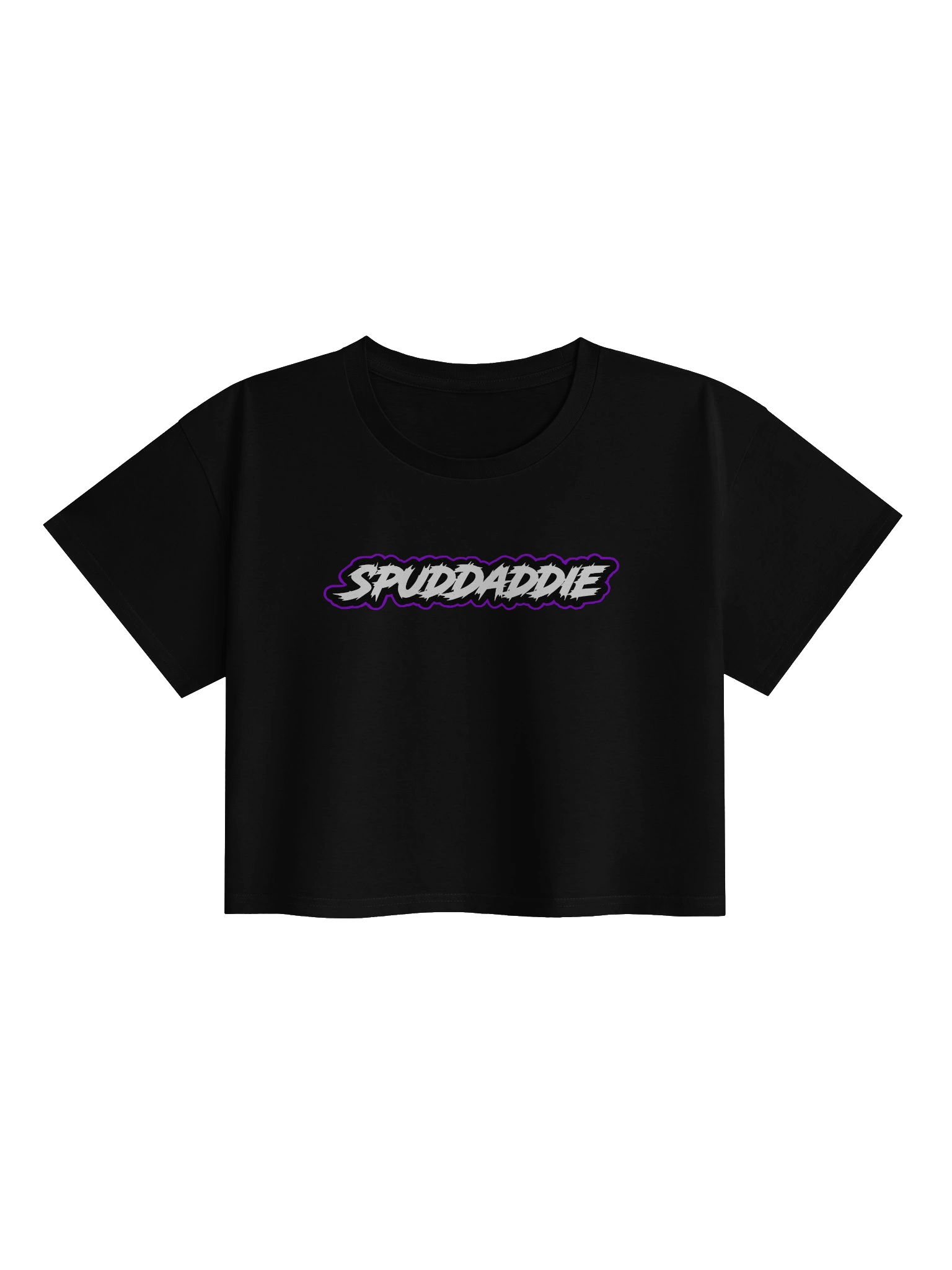 SpudDaddie Bold Logo Crop Tee product image (1)