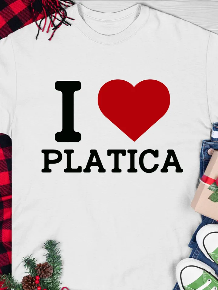 I Love Platica T-Shirt product image (1)