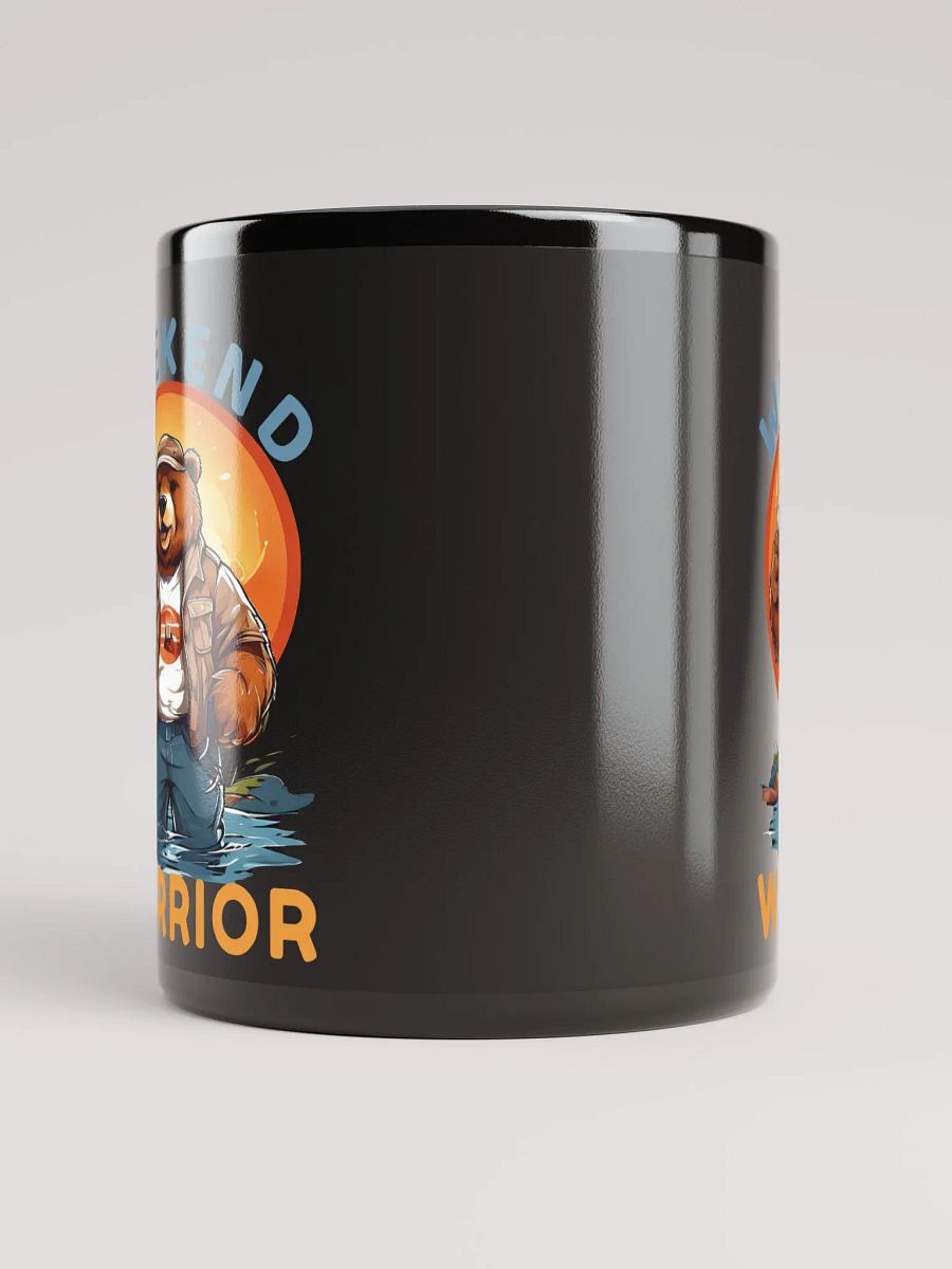 Weekend Warrior Funny Cool Stylish Black Glossy Mug – Best Gift for Relaxation Lovers product image (10)