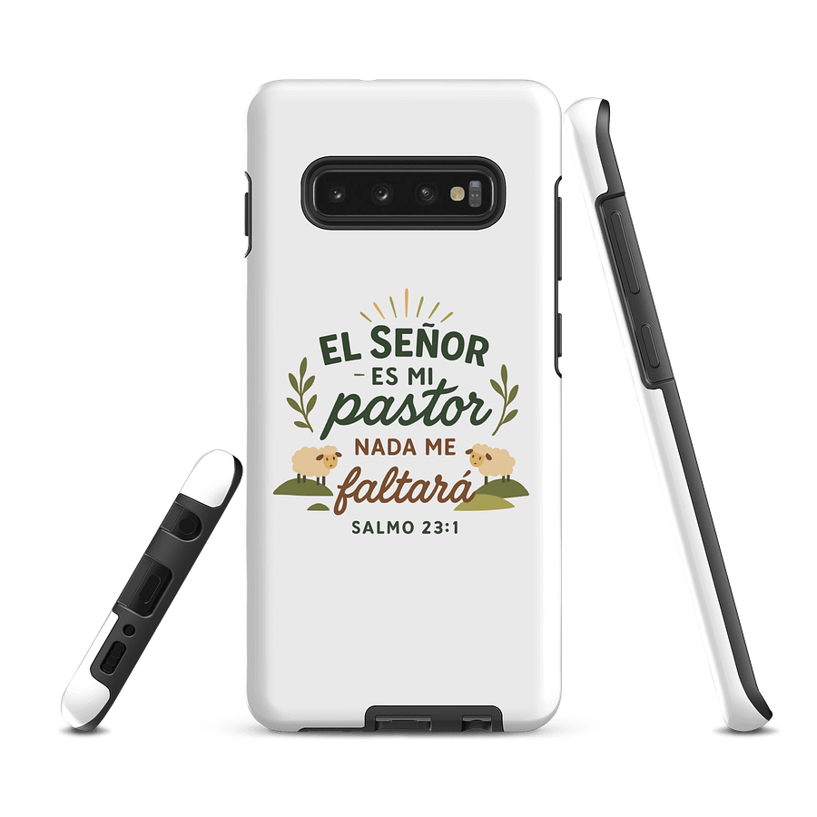 Tough Samsung® Case – “El Señor es mi Pastor” – Spanish Bible Verse product image (1)