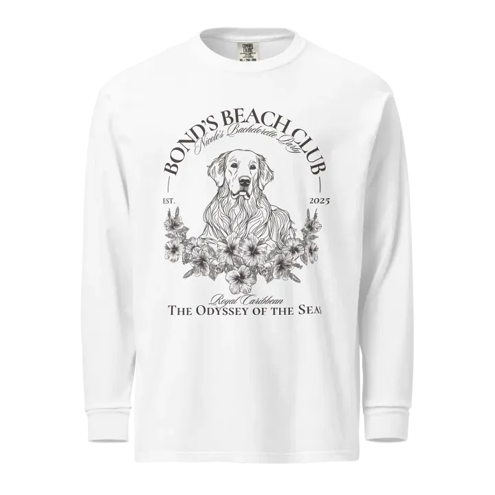 Bond's Beach Club Bachelorette Long Sleeve Shirt product image (1)