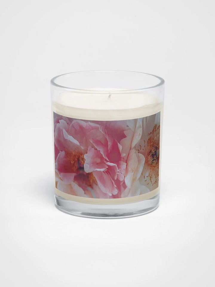 Elegant flower blossoms candle product image (1)