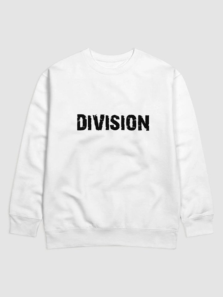 White Crew-Neck Division Hoodie product image (1)