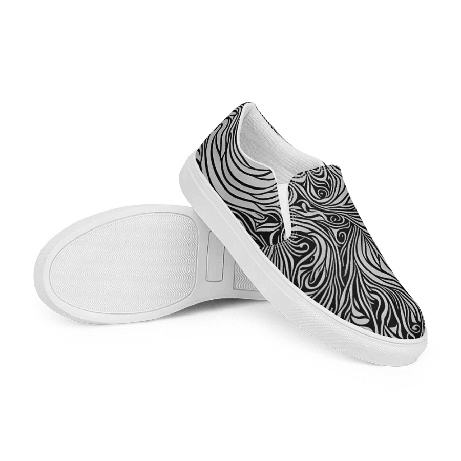 Ink Swirl Canvas Slip-Ons product image (7)