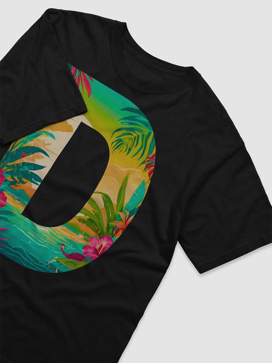 Tropical Sunset Paradise T-Shirt (Letter-D) product image (5)