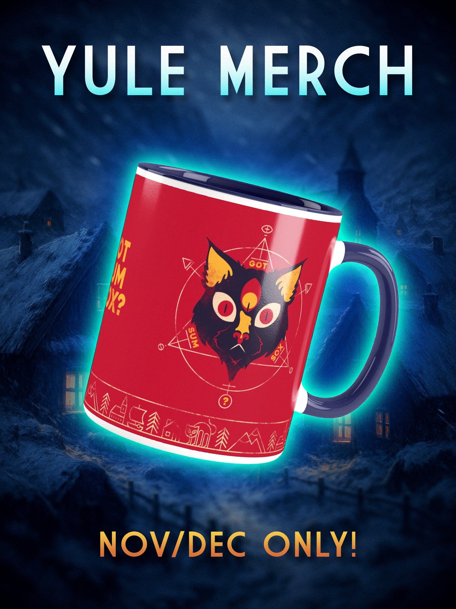 Jólakötturinn 2025 X-mas Mug product image (14)