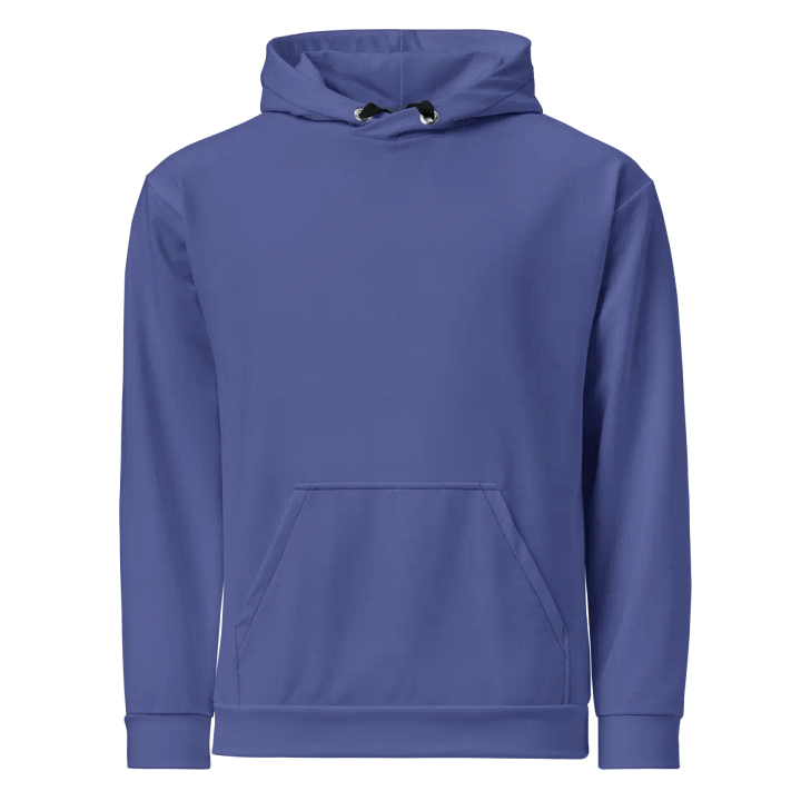 Plain Dark Purple True Summer Unisex Recycled Polyester Heavyweight Premium Hoodie by Treasure Pie product image (1)