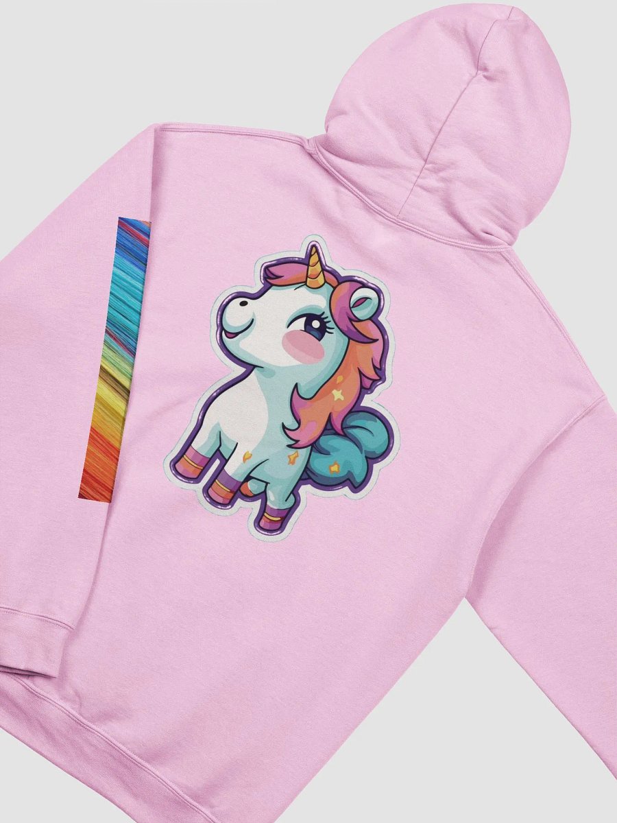 Unicorn Print Hoodie with Kangaroo Pocket product image (3)