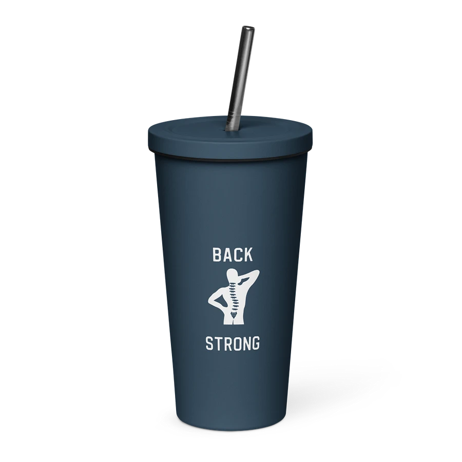 Back Strong 20 oz. Insolated Cup: Navy product image (1)