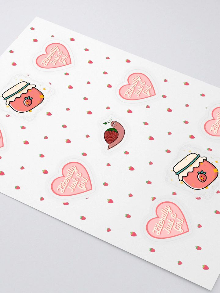 Just a Girl Sticker Sheet product image (2)