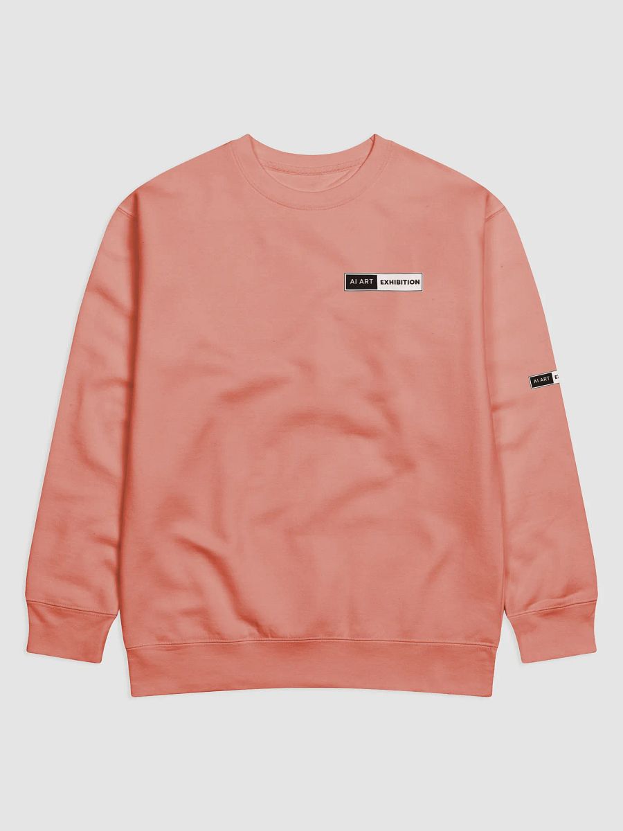 "AI ART EXHIBITION BOX LOGO" premium cotton sweatshirt product image (1)