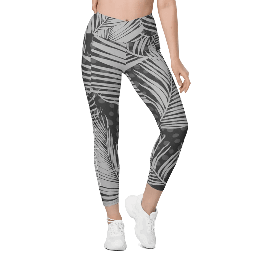 Mizulemon w/ Front Pocket - Palm Frond Grey product image (1)