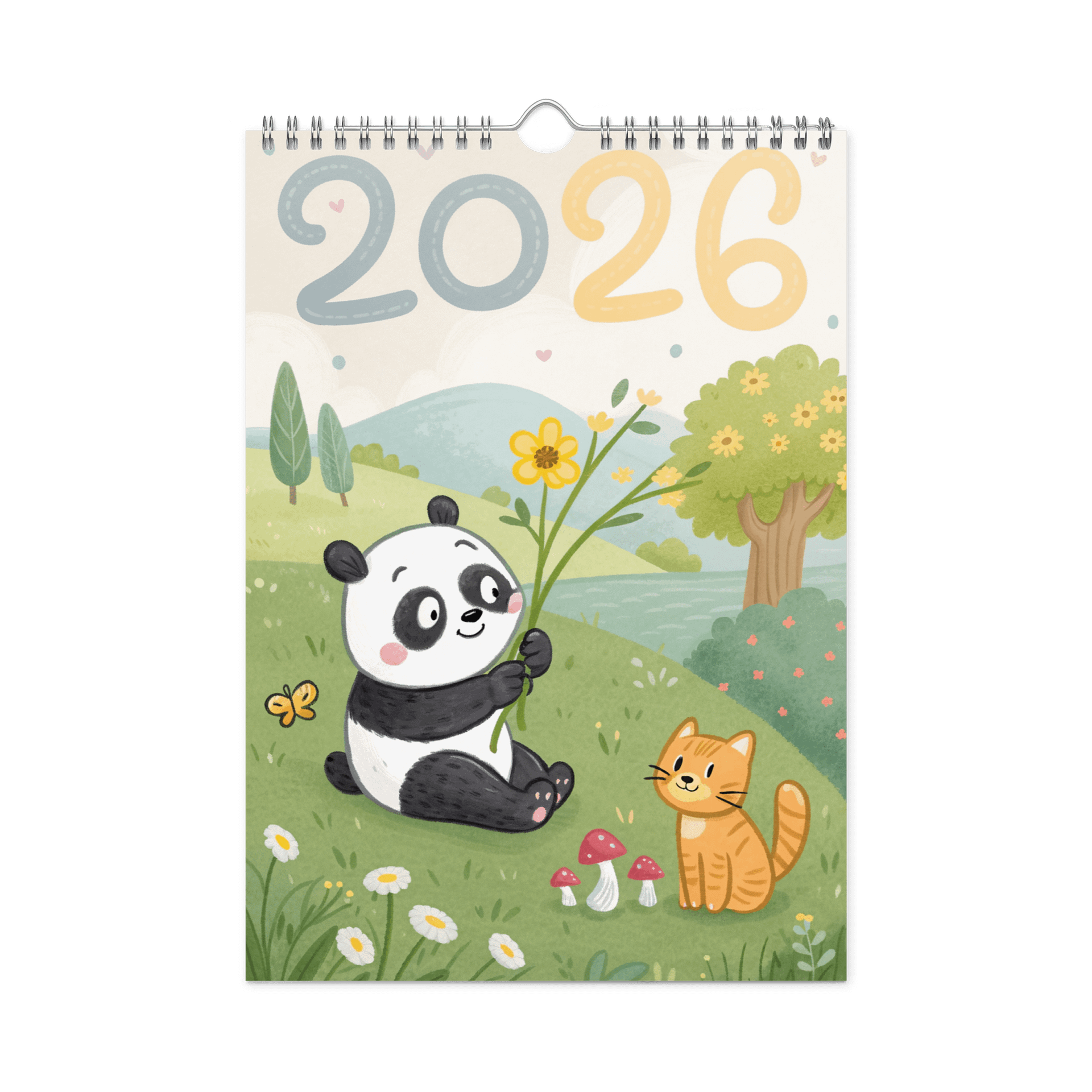 ADORABLE ANIMALS WALL CALENDAR 2026 product image (3)