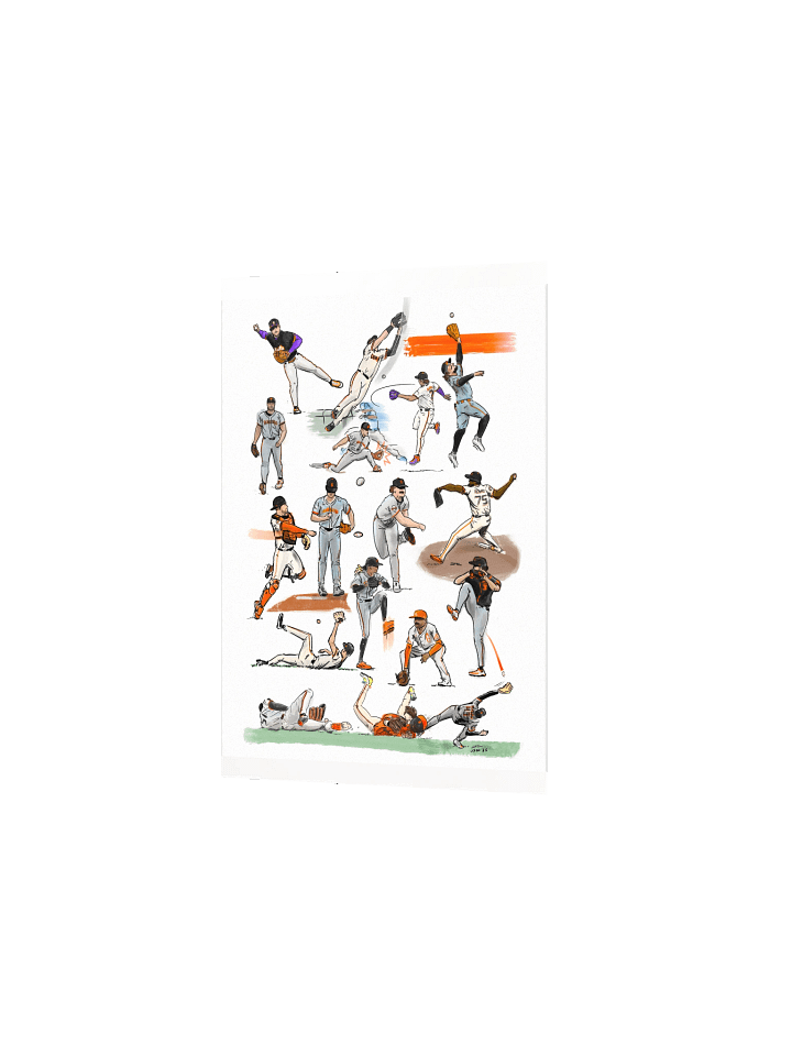 [fan art] Pitching and Defense 2025 Collage product image (10)