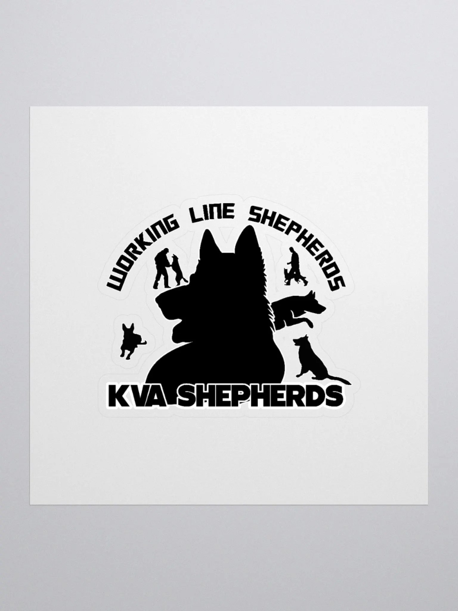 German Shepherd Kiss Cut Sticker Set product image (3)