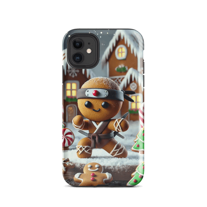 Gingerbread Ninja iPhone Tough Case – Festive Warrior Spirit product image (24)