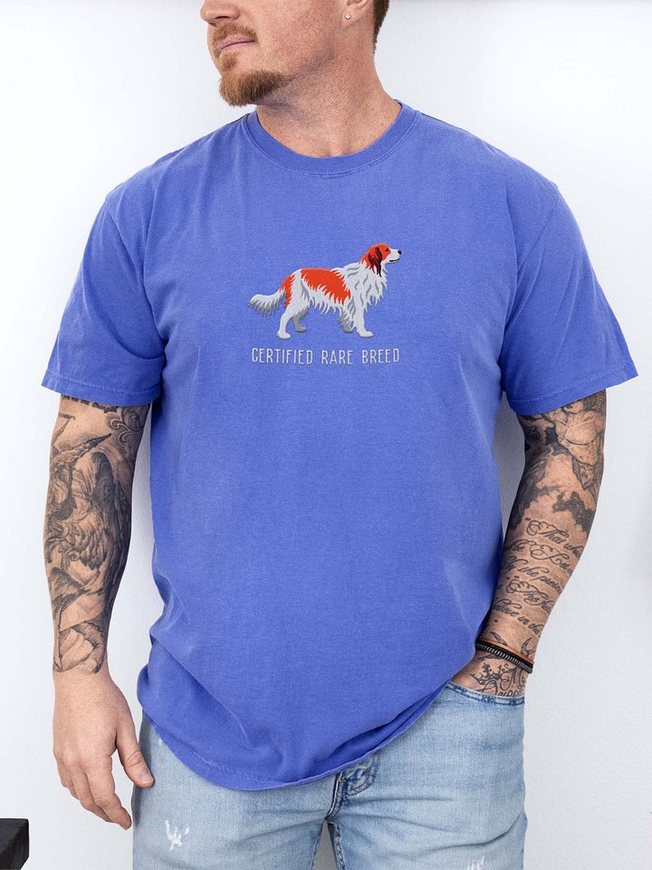 Certified Rare Breed T-Shirt(Embroidered) of a Kooikerhondje product image (2)